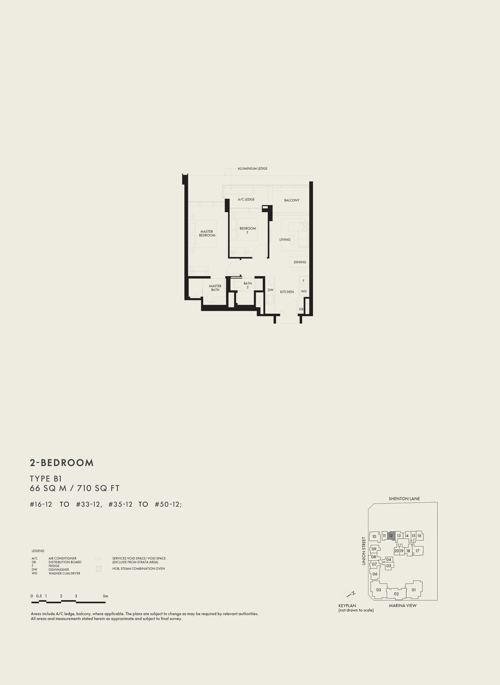 W Residences Marina View floorplan